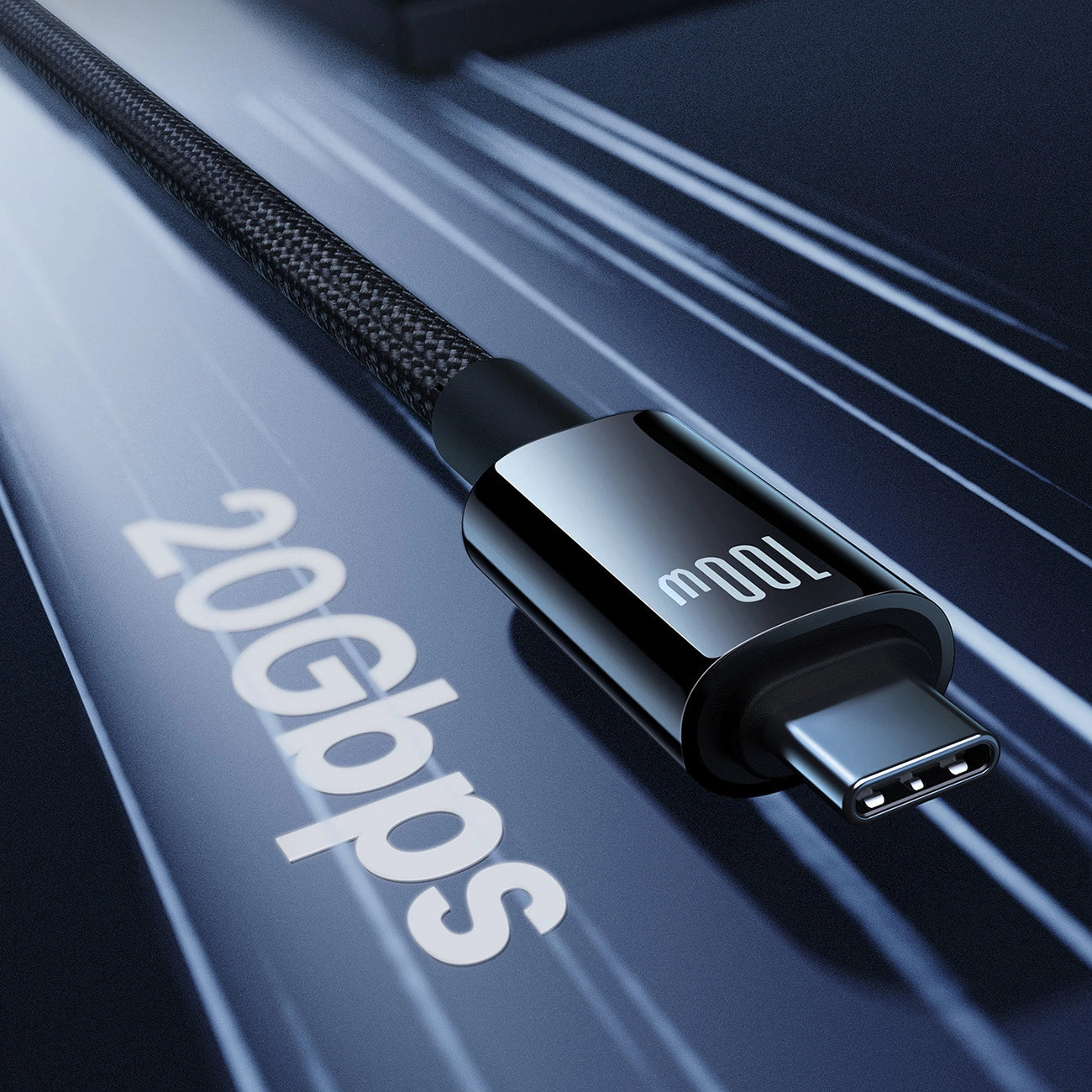 Baseus Tungsten Gold USB-C 3.2 / USB-C 3.2 cable 100W 4K 60Hz 1.5m - black_19