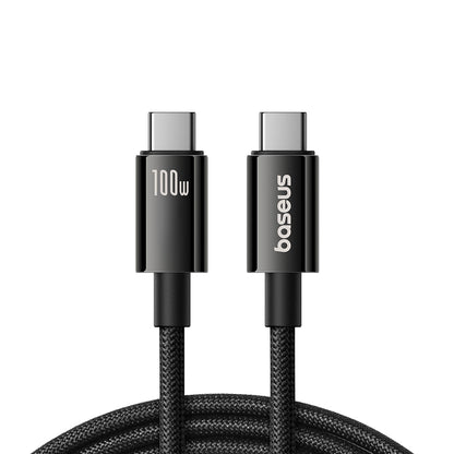 Baseus Tungsten Gold USB-C 3.2 / USB-C 3.2 cable 100W 4K 60Hz 1.5m - black_1
