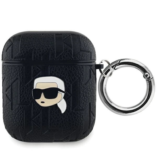 Karl Lagerfeld Monogram Karl Head case for AirPods 1 / 2 - black_0