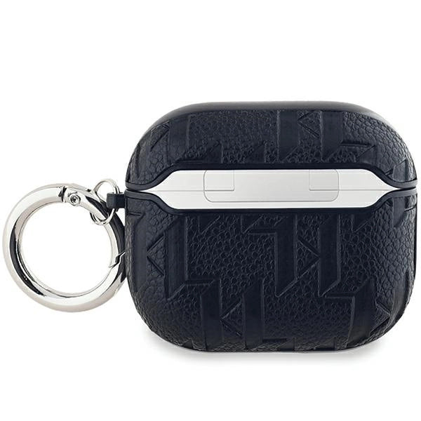 Karl Lagerfeld Monogram Choupette Head case for AirPods 3 - black_1