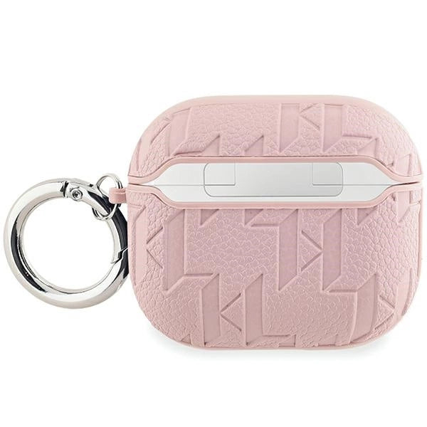Karl Lagerfeld Monogram Karl &amp; Choupette Head case for AirPods 3 - pink_1