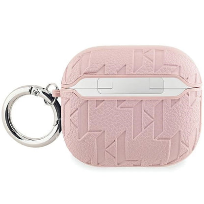 Karl Lagerfeld Monogram Karl &amp; Choupette Head case for AirPods 3 - pink_1