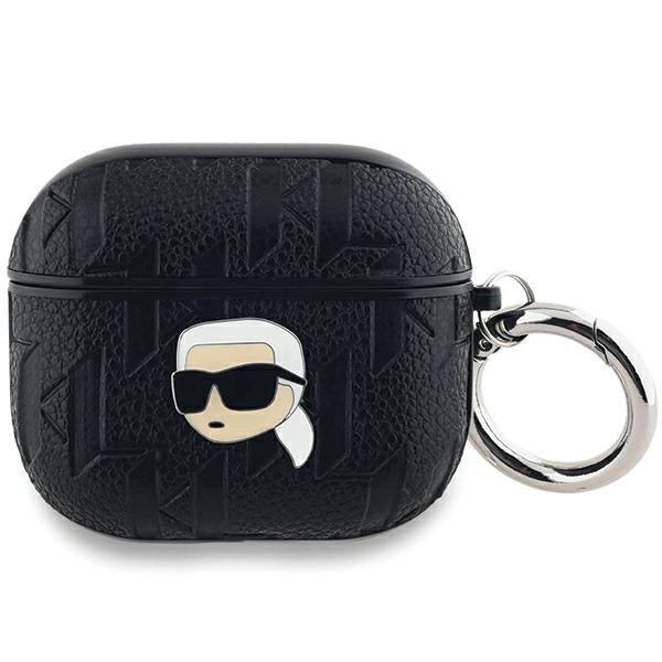 Karl Lagerfeld Monogram Karl Head case for AirPods 3 - black_0