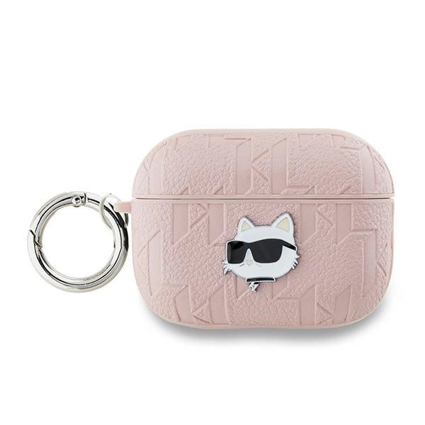 Karl Lagerfeld Monogram Choupette Head case for AirPods Pro 2 - pink_0