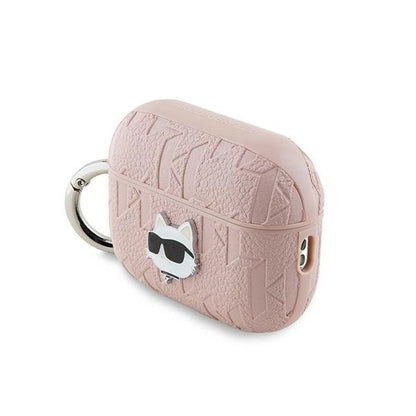 Karl Lagerfeld Monogram Choupette Head case for AirPods Pro 2 - pink_2