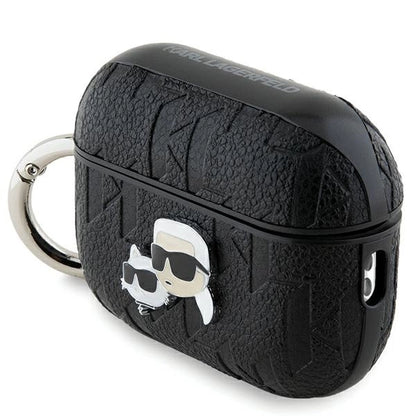 Karl Lagerfeld Monogram Karl &amp; Choupette Head case for AirPods Pro 2 - black_2