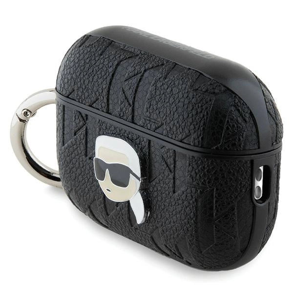 Karl Lagerfeld Monogram Karl Head case for AirPods Pro 2 - black_2
