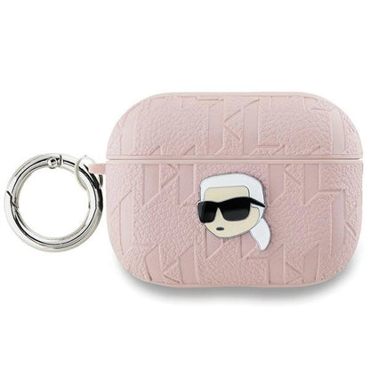 Karl Lagerfeld Monogram Karl Head case for AirPods Pro 2 - pink_0
