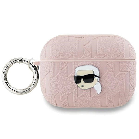 Karl Lagerfeld Monogram Karl Head case for AirPods Pro 2 - pink_0