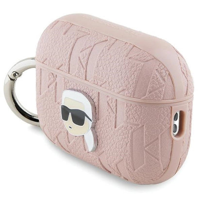 Karl Lagerfeld Monogram Karl Head case for AirPods Pro 2 - pink_2