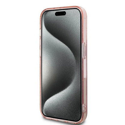 Karl Lagerfeld IML Choupette Head &amp; Monogram case for iPhone 14 Pro Max - pink_4