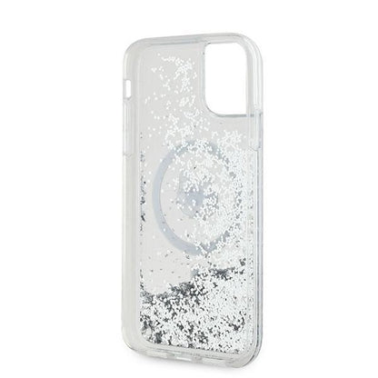 Karl Lagerfeld Liquid Glitter Choupette Head MagSafe Case for iPhone 11 / Xr - Transparent_6