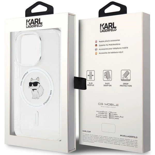 Karl Lagerfeld IML Choupette MagSafe case for iPhone 14 Pro - transparent_7
