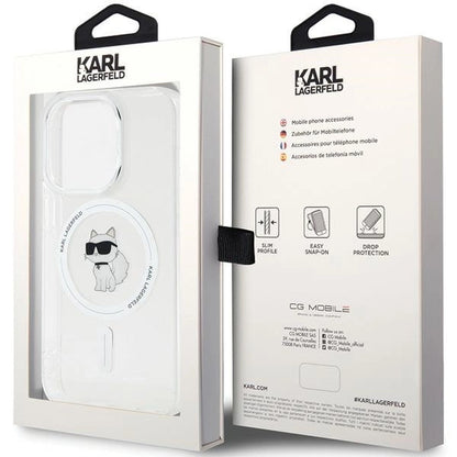 Karl Lagerfeld IML Choupette MagSafe case for iPhone 14 Pro - transparent_7