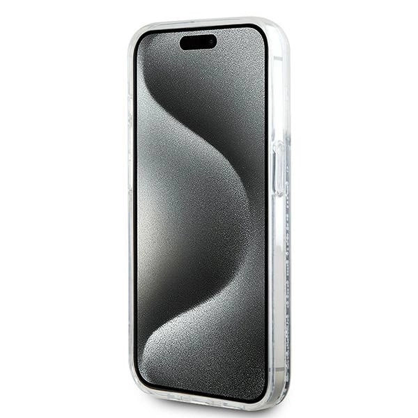 Karl Lagerfeld Liquid Glitter Choupette Head MagSafe case for iPhone 14 Pro Max - transparent_3