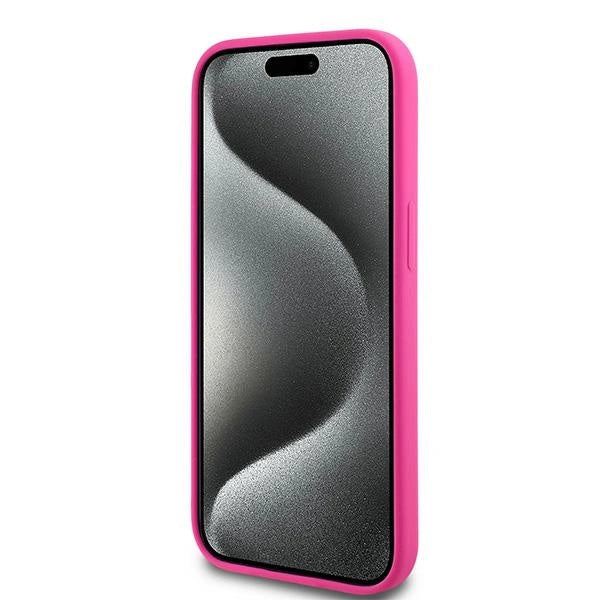 Karl Lagerfeld Silicone Choupette Head MagSafe Case for iPhone 15 Plus / 14 Plus - Pink_4