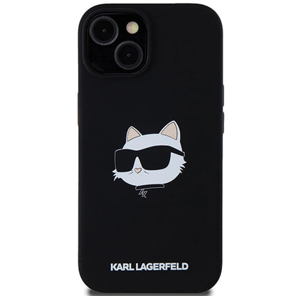 Karl Lagerfeld Silicone Choupette Head MagSafe Case for iPhone 15 Plus / 14 Plus - Black_2
