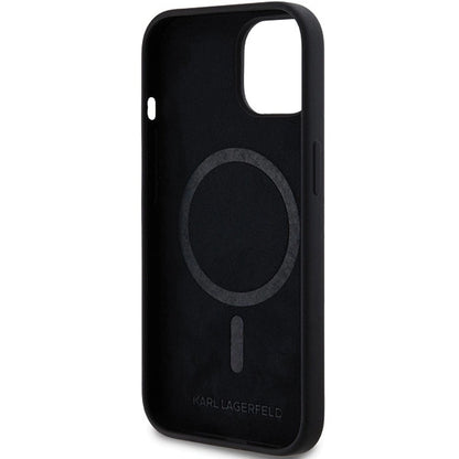 Karl Lagerfeld Silicone Choupette Head MagSafe Case for iPhone 15 Plus / 14 Plus - Black_6