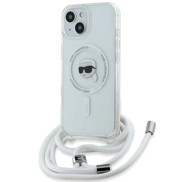 Karl Lagerfeld Crossbody IML Karl Head MagSafe case for iPhone 15 / 14 / 13 - transparent_0