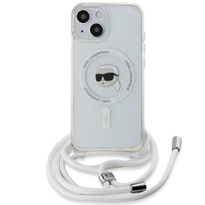 Karl Lagerfeld Crossbody IML Karl Head MagSafe case for iPhone 15 / 14 / 13 - transparent_1