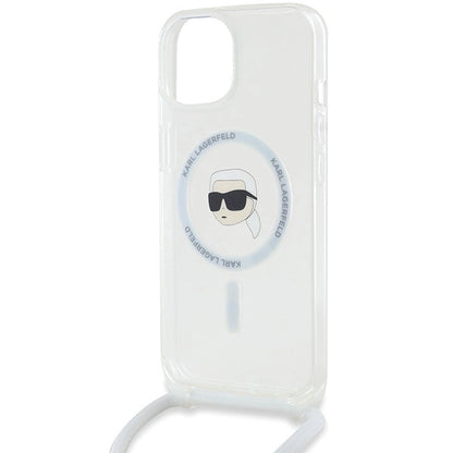 Karl Lagerfeld Crossbody IML Karl Head MagSafe case for iPhone 15 / 14 / 13 - transparent_4