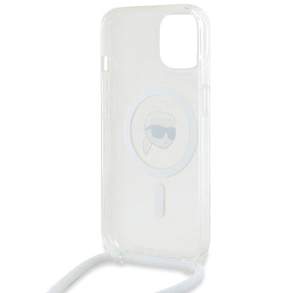 Karl Lagerfeld Crossbody IML Karl Head MagSafe case for iPhone 15 / 14 / 13 - transparent_5