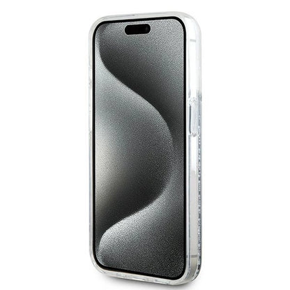 Karl Lagerfeld Liquid Glitter Choupette Head MagSafe case for iPhone 15 Pro Max - transparent_4