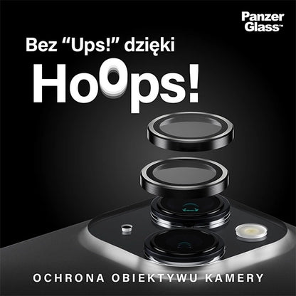 PanzerGlass Hoops Camera Protection for iPhone 15/15 Plus - with Black Frame_3