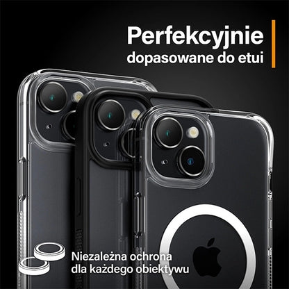 PanzerGlass Hoops Camera Protection for iPhone 15/15 Plus - with Black Frame_5