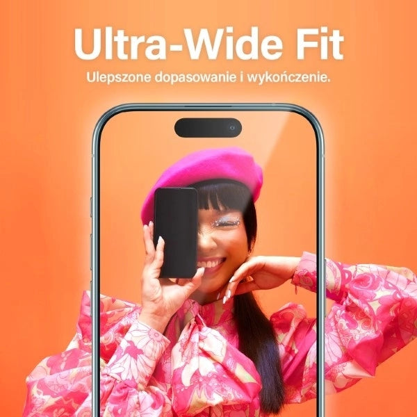 PanzerGlass Ultra-Wide Fit tempered glass with positioner for iPhone 15 Pro_2