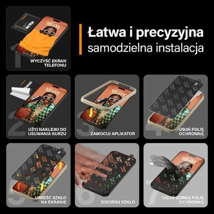 PanzerGlass Ultra-Wide Fit Tempered Glass with Positioner for iPhone 15 Pro Max_13