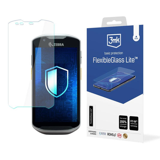 3mk FlexibleGlass Lite™ hybrid glass on Zebra TC57_0