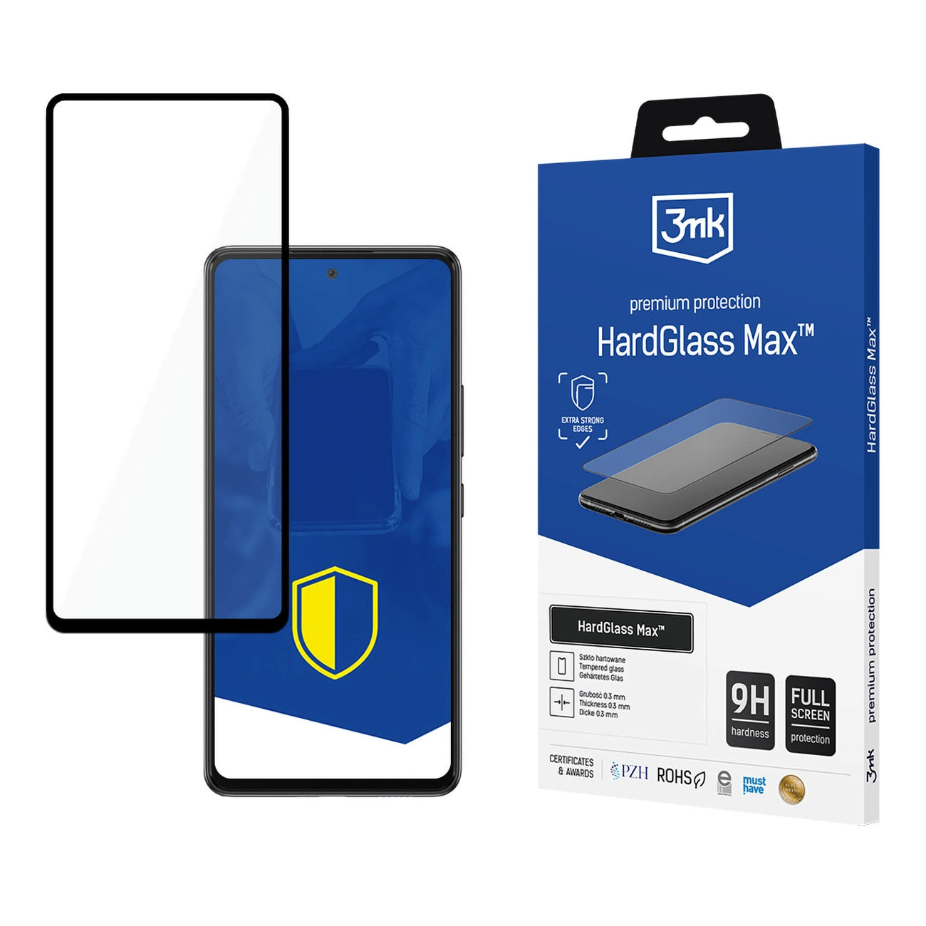 Tempered glass 9H 3mk HardGlass Max for Samsung Galaxy A53 5G_0