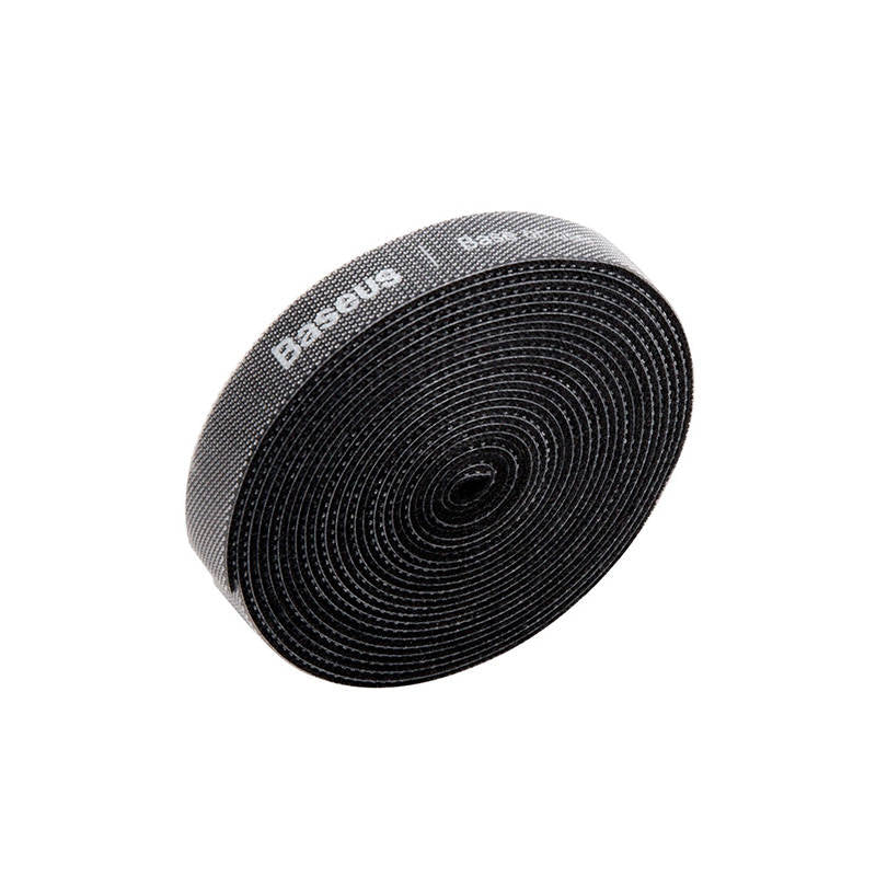 Baseus Rainbow Circle Velcro Straps 3m Black_0