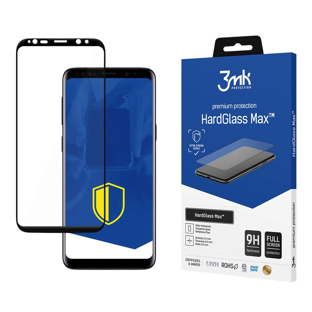 9H 3mk HardGlass Max™ glass for Samsung Galaxy S9_0