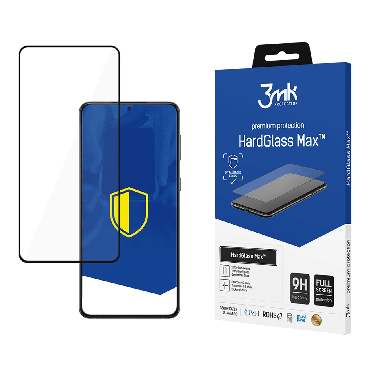9H 3mk HardGlass Max™ glass for Samsung Galaxy S21 FE 5G_0