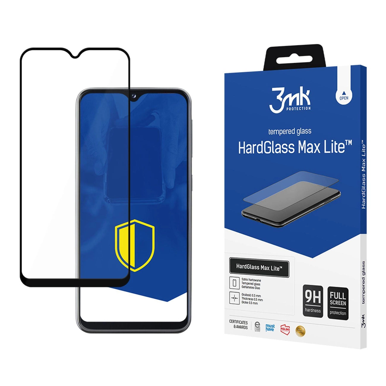 9H 3mk HardGlass Max Lite™ glass for Samsung Galaxy A20e_0