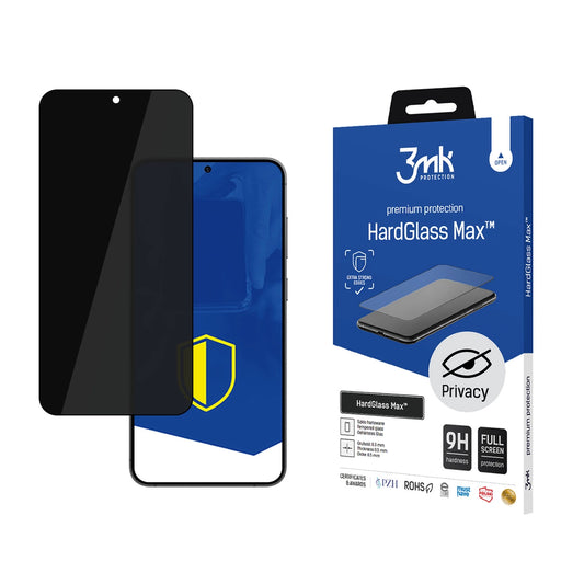 9H 3mk HardGlass Max Privacy™ privacy glass for Samsung Galaxy S24+_0