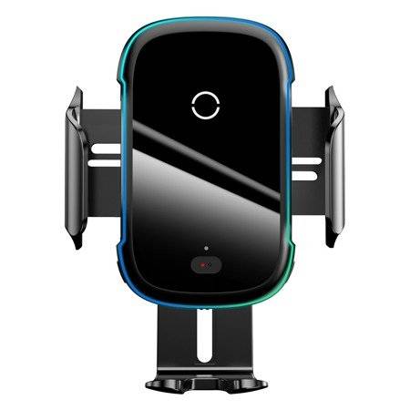 Baseus Automatic Electric Car Holder Qi Wireless Charger 15W Black (WXHW03-01)_3