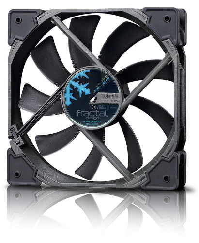 Fractal Design Venturi HP-14 PWM Carcasa del ordenador Ventilador 14 cm Negro, Gris_0