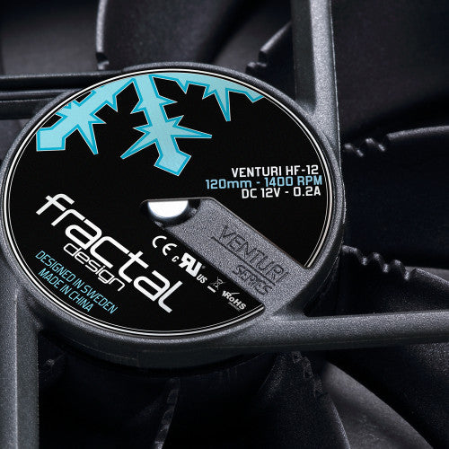 Fractal Design Venturi HP-14 PWM Carcasa del ordenador Ventilador 14 cm Negro, Gris_2