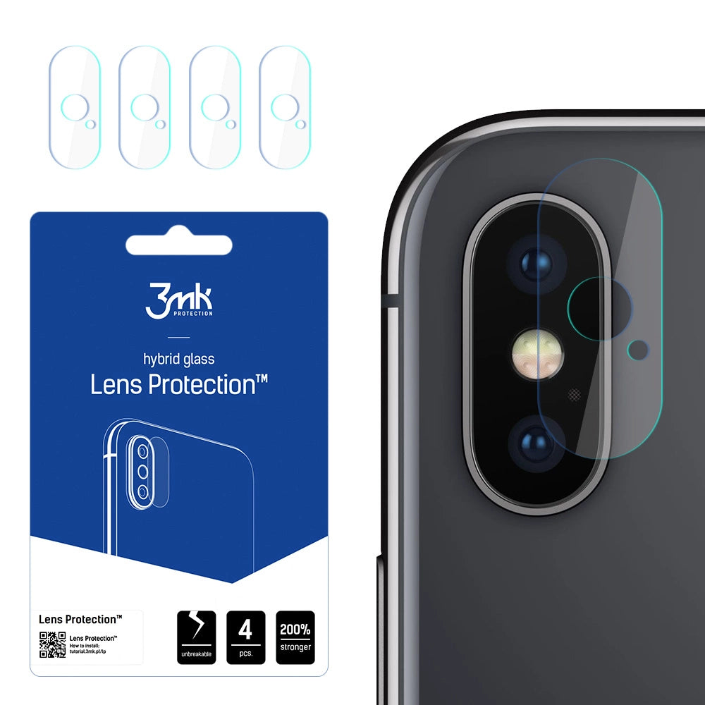 3mk Lens Protection™ hybrid camera glass for iPhone X_0