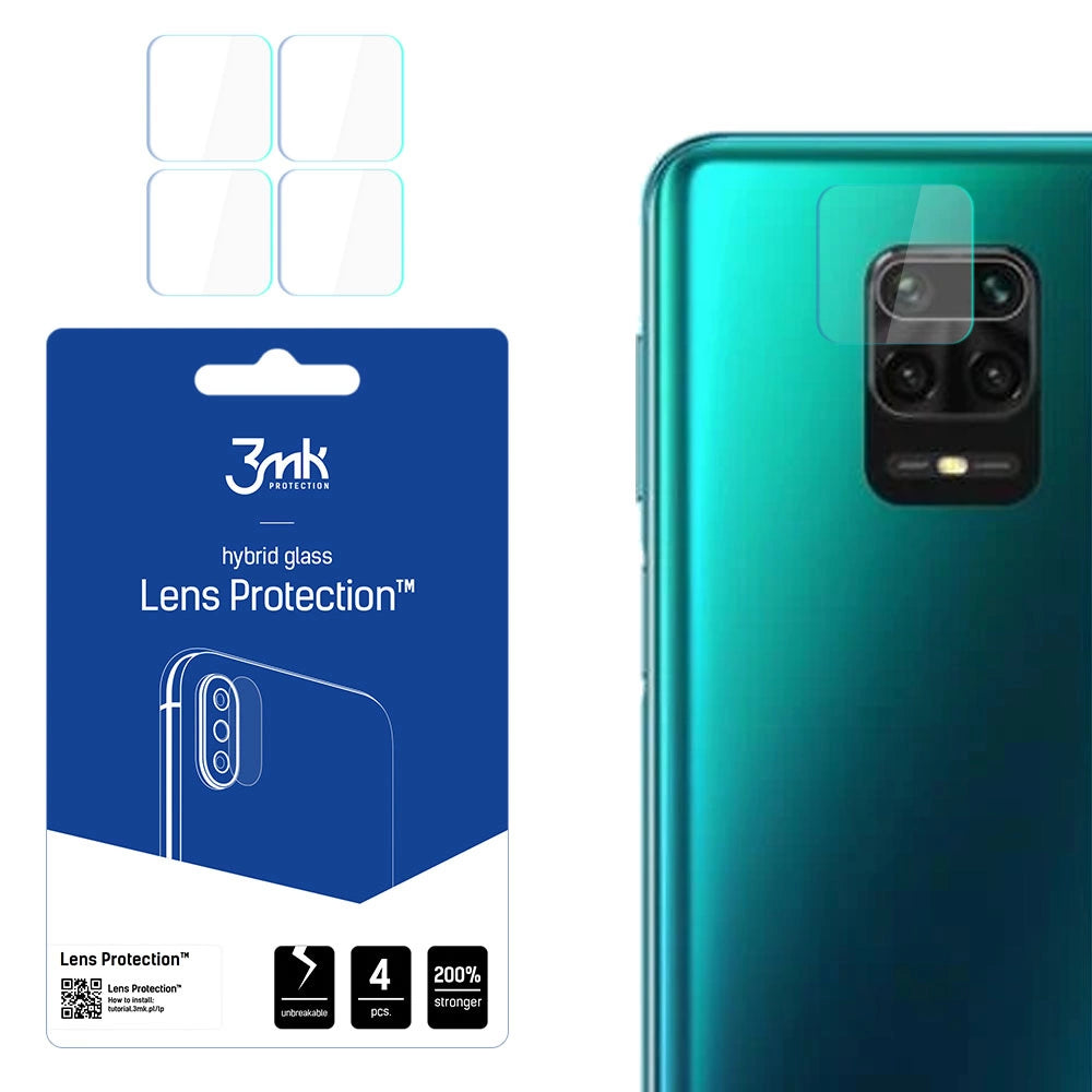 3mk Lens Protection™ hybrid camera glass for Xiaomi Redmi Note 9 Pro Max_0