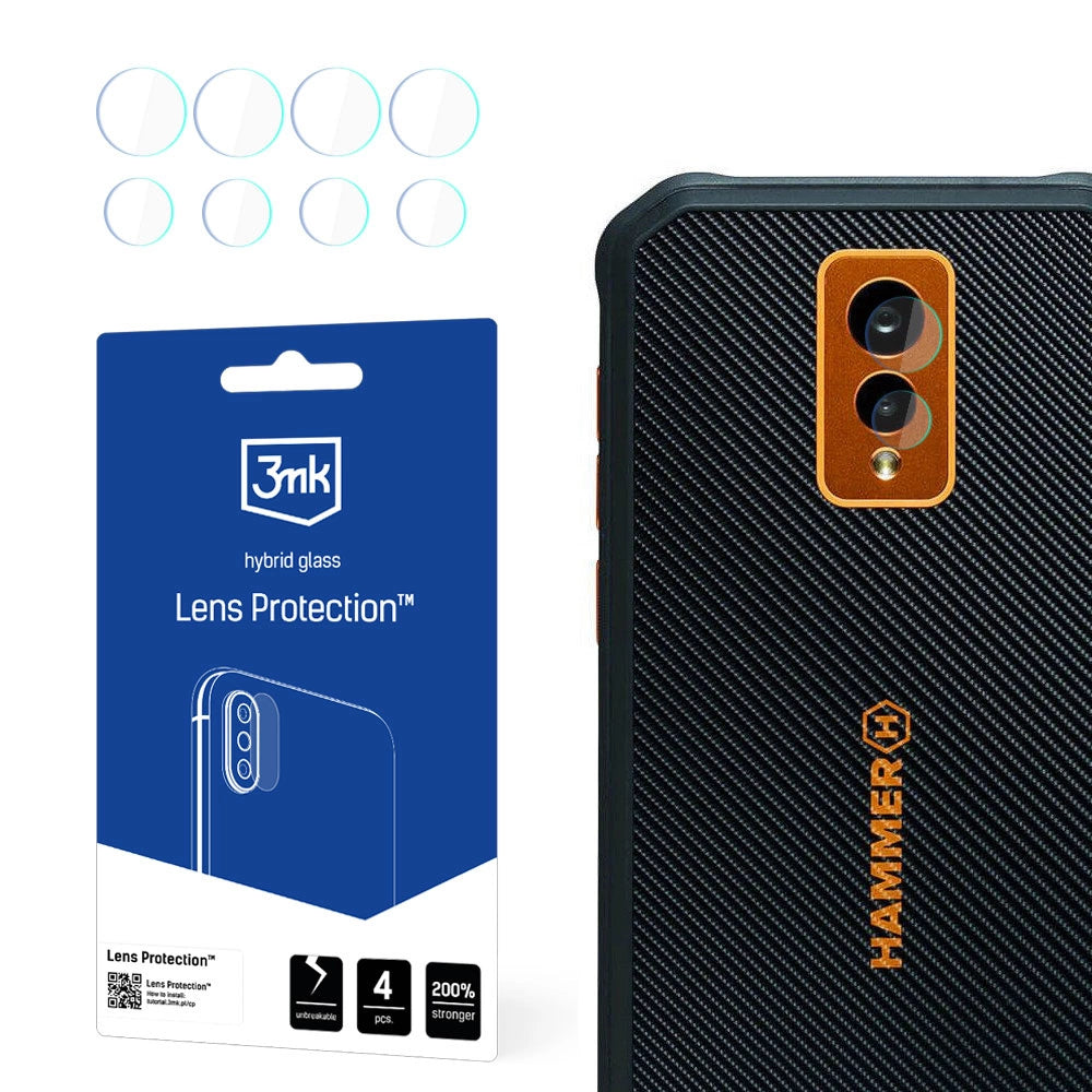 3mk Lens Protection™ Hybrid Camera Glass for MyPhone Hammer Energy X_0