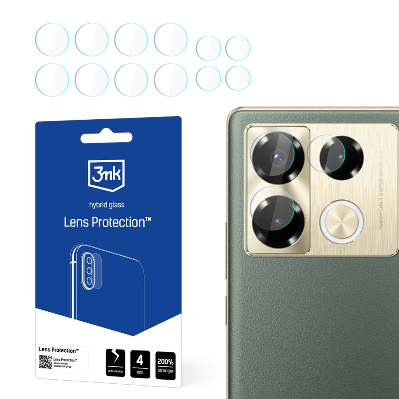 Camera Cover 3mk Lens Protection for Infinix Note 40 Pro_0