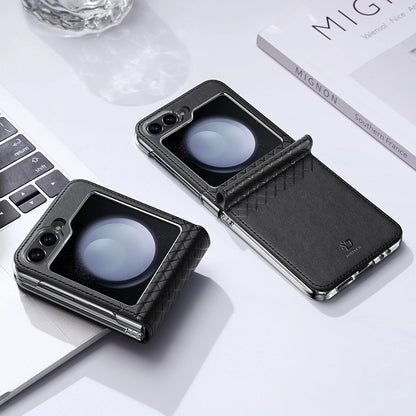 Dux Ducis Brill leather case for Samsung Galaxy Z Flip 6 - black_10