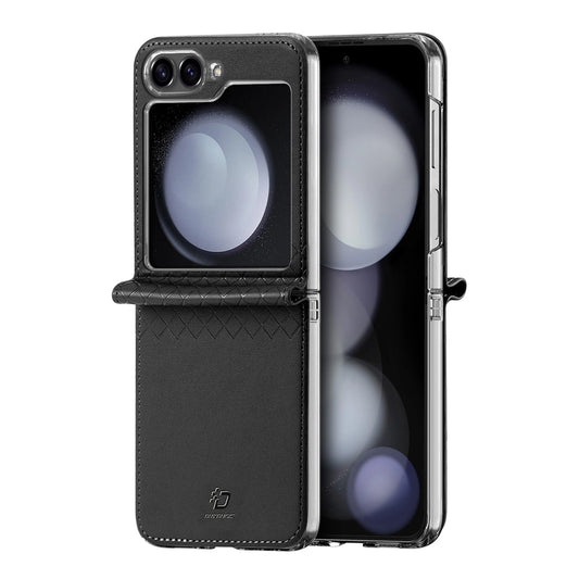Dux Ducis Brill leather case for Samsung Galaxy Z Flip 6 - black_0