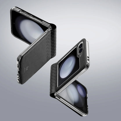 Dux Ducis Brill leather case for Samsung Galaxy Z Flip 6 - black_6