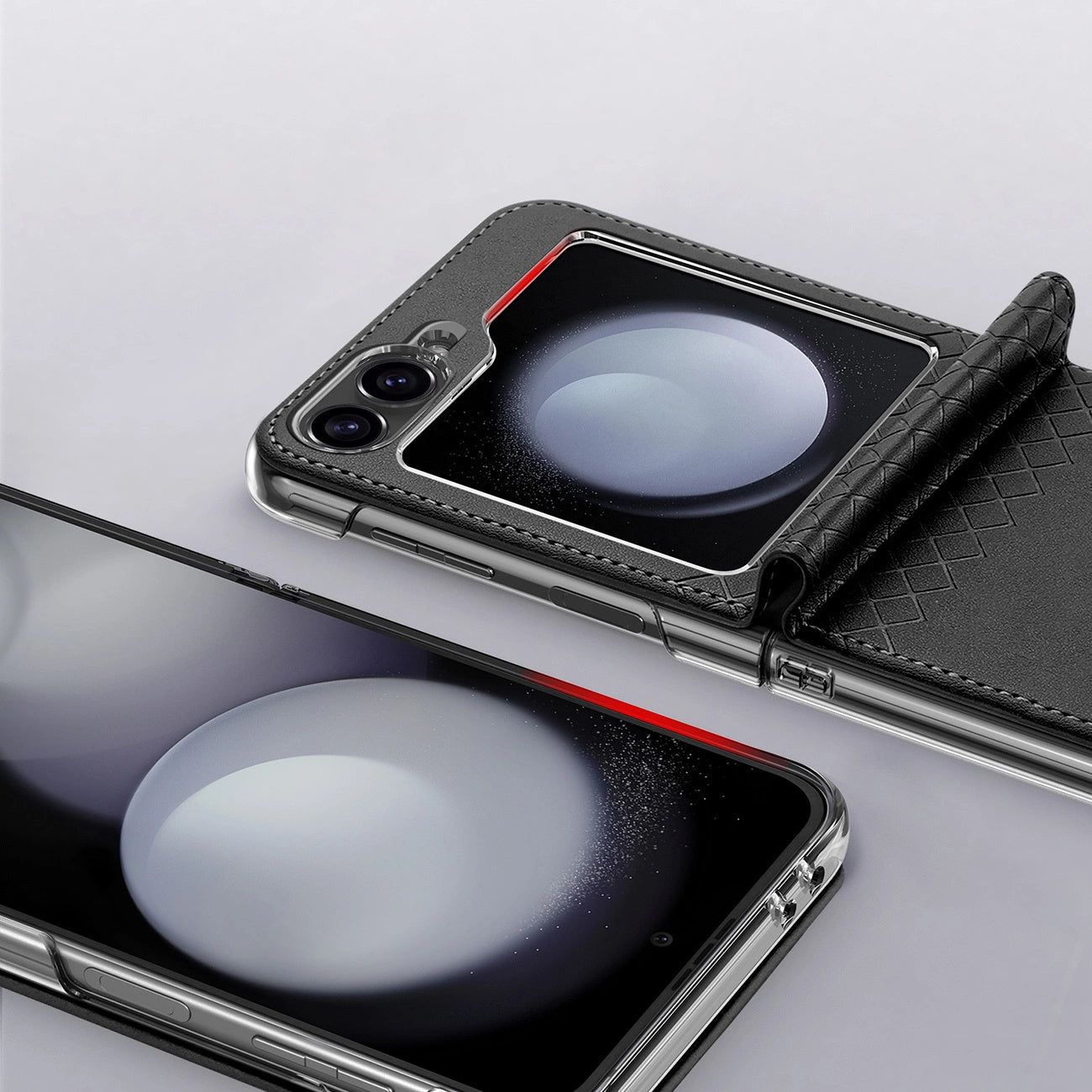 Dux Ducis Brill leather case for Samsung Galaxy Z Flip 6 - black_8