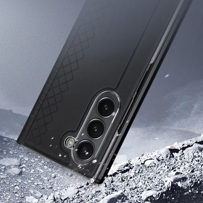 Dux Ducis Brill leather case for Samsung Galaxy Z Fold 6 with flap and card slot - black_9